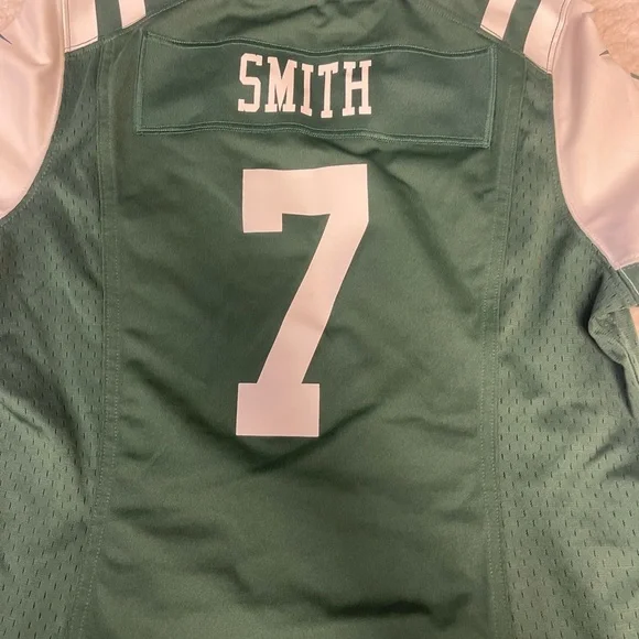 Geno Smith New York Jets Official Nike Women’s Game Jersey – Green - Picture 6 of 9